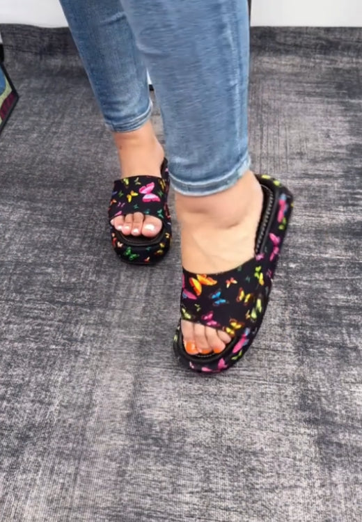 Butterfly floral slides
