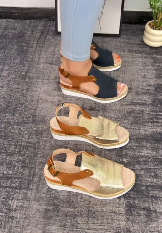 Super lightweight & comfy slipon platform sandal