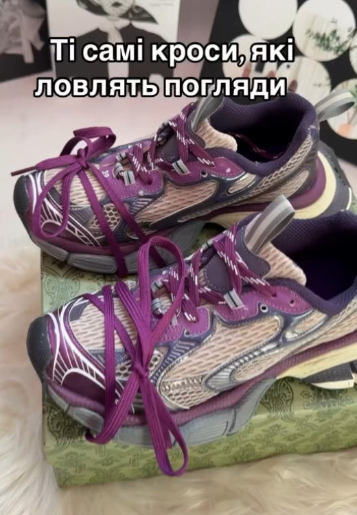 Fashion purple strap cat claw casual shoes