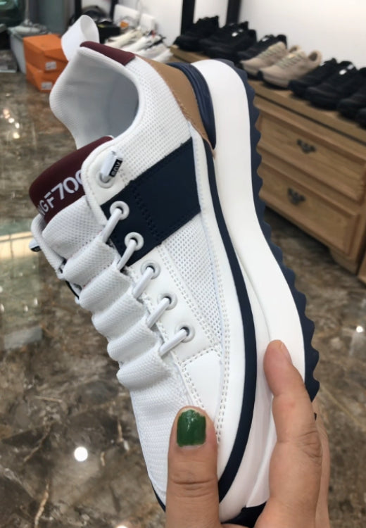 Men's fashion breathable white shoes