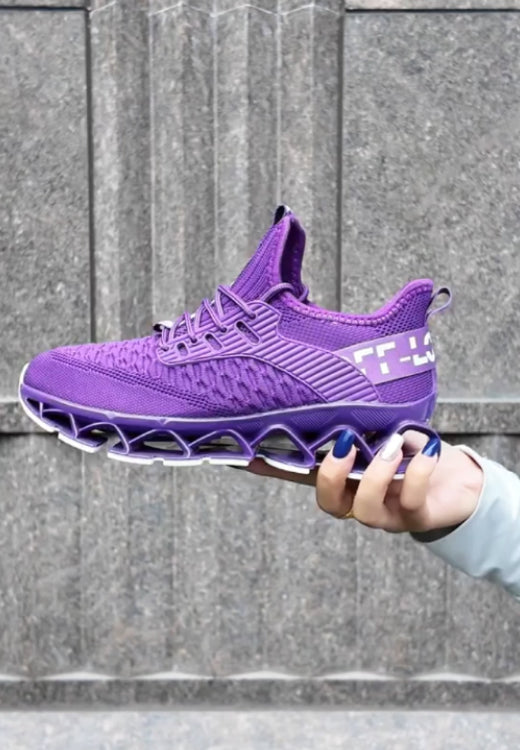Men's colorful purple flying shoes