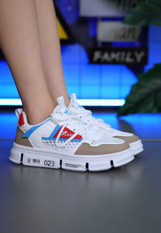 Men's new color matching shoes