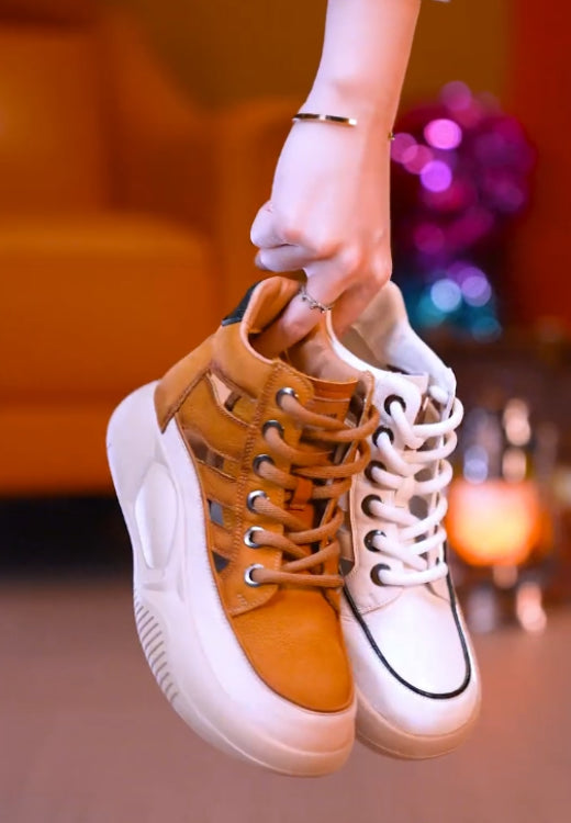 Breathable leisure shoes for ankle protection