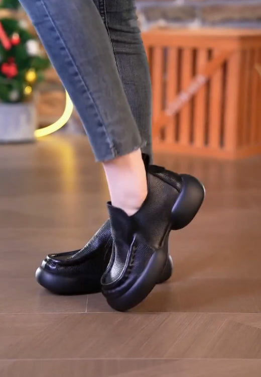 High-quality casual women's shoes with soft cowhide and soft sole
