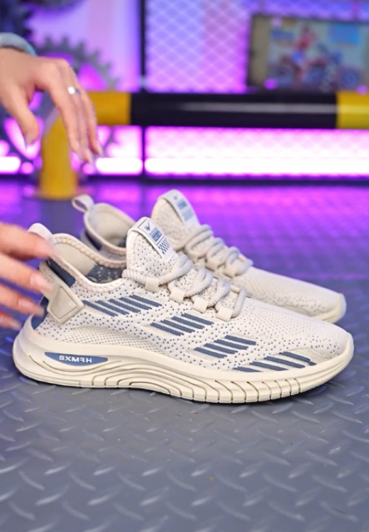 Men's slash spot casual breathable sneakers