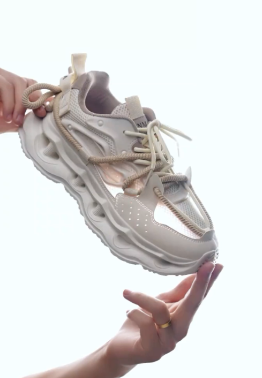 Men's thick-soled rope sneakers