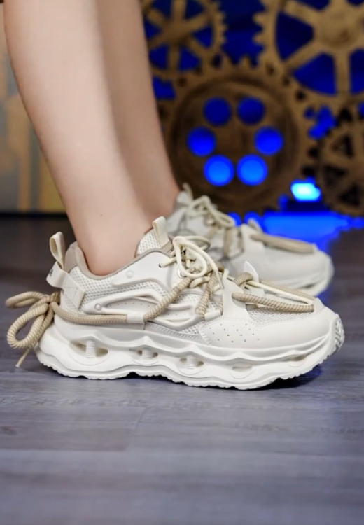 Men's thick-soled rope sneakers