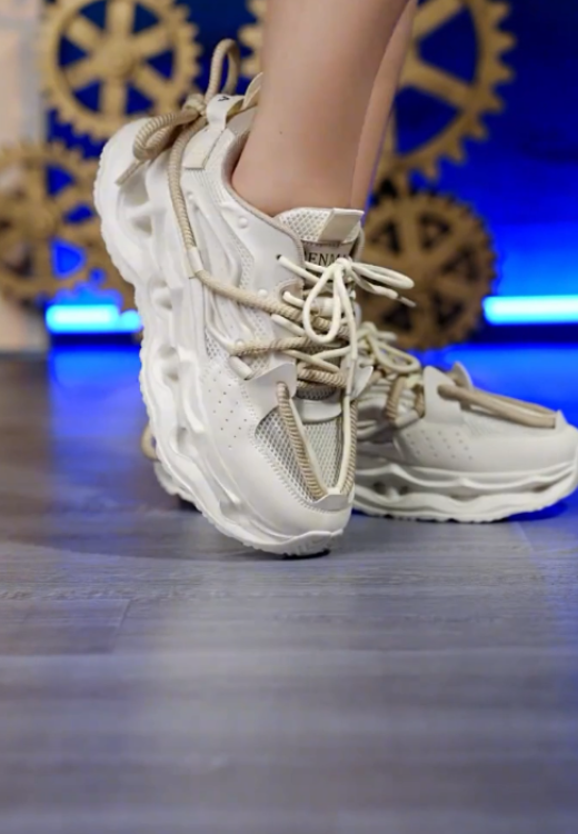 Men's thick-soled rope sneakers