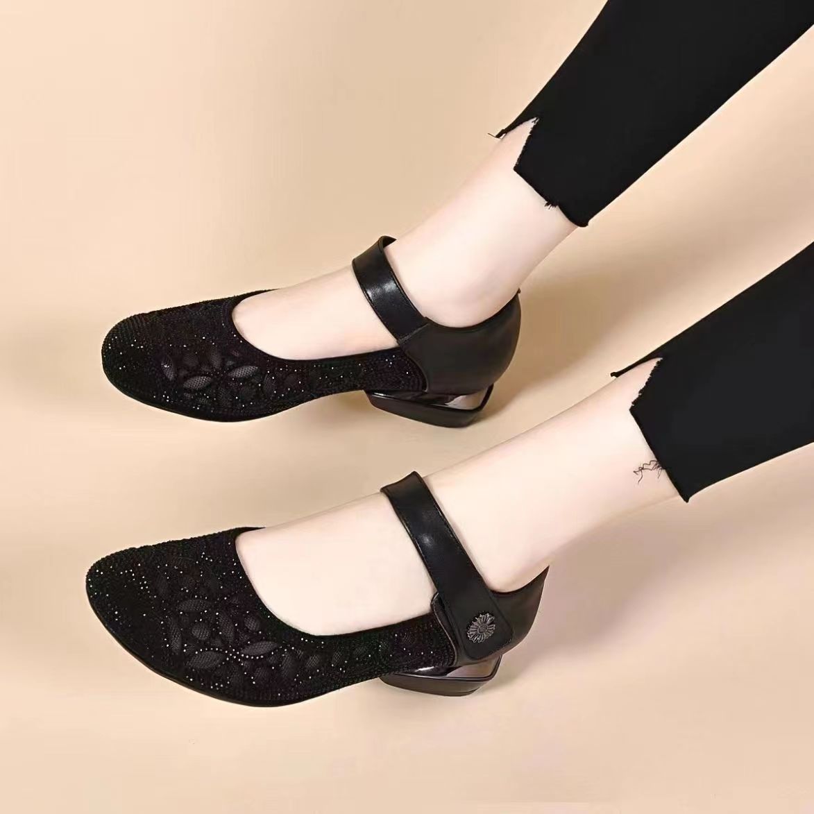 New rhinestone non-slip sandals