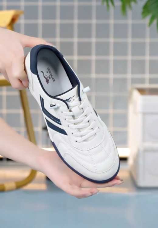 Men's two-color splicing leisure shoes