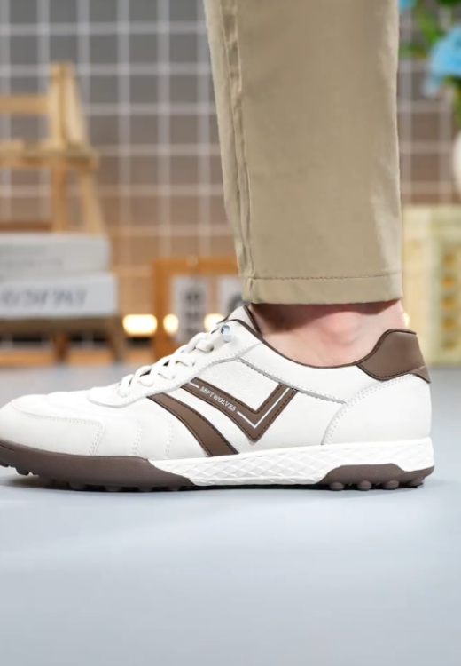 Men's two-color splicing leisure shoes