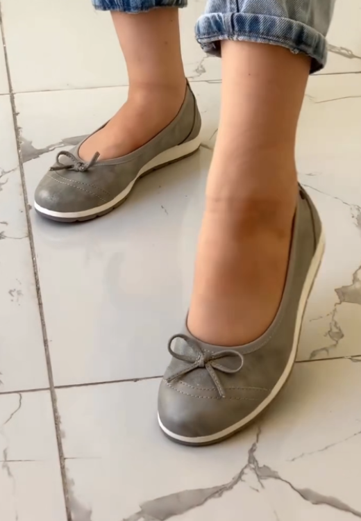 Women's Summer Shallow Mouth Leisure Leather Shoes