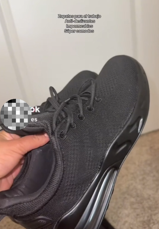 Men's air cushion casual black flying sneakers
