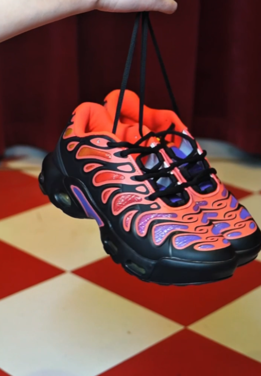 Men's fashion flame magma casual shoes