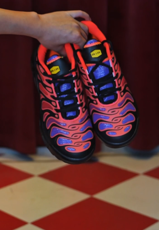 Men's fashion flame magma casual shoes