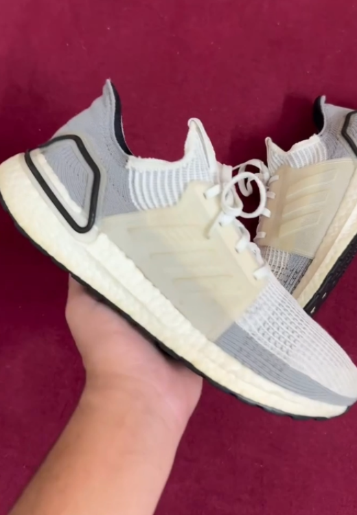 Men's white mesh casual shoes