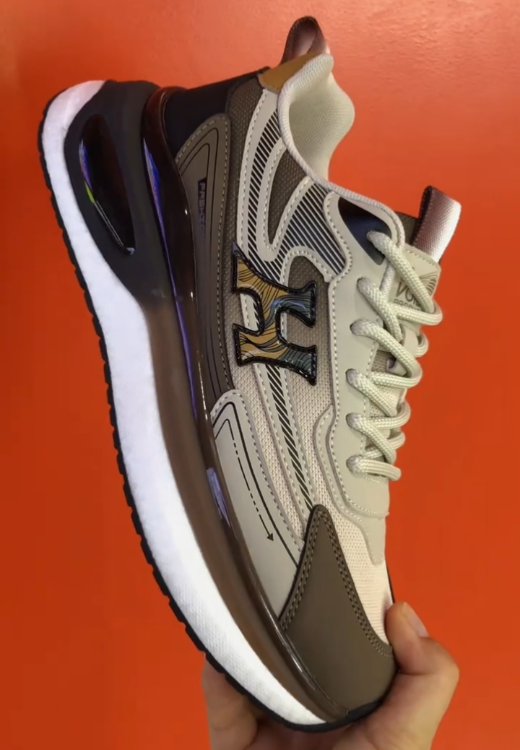 Brown H air cushion sports casual shoes