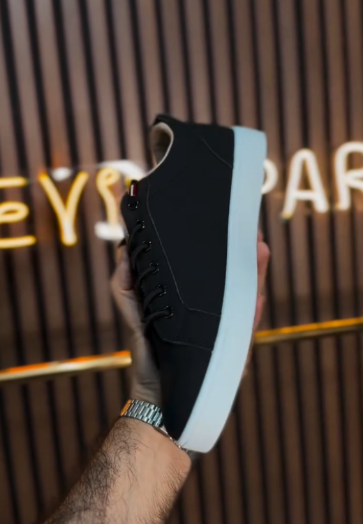 Men's solid color anchor leisure shoes