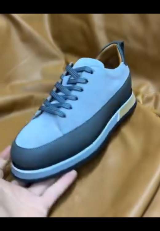Men's stitching casual sports shoes