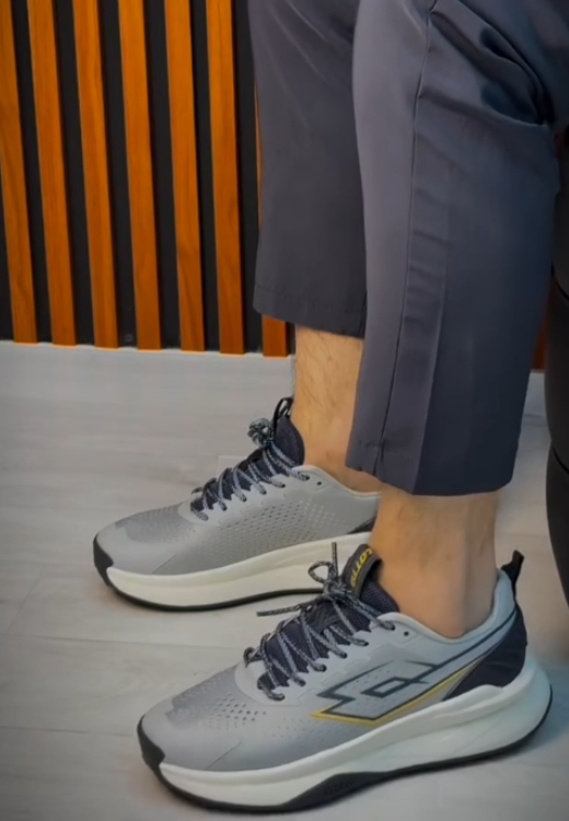 Grey summer sneakers