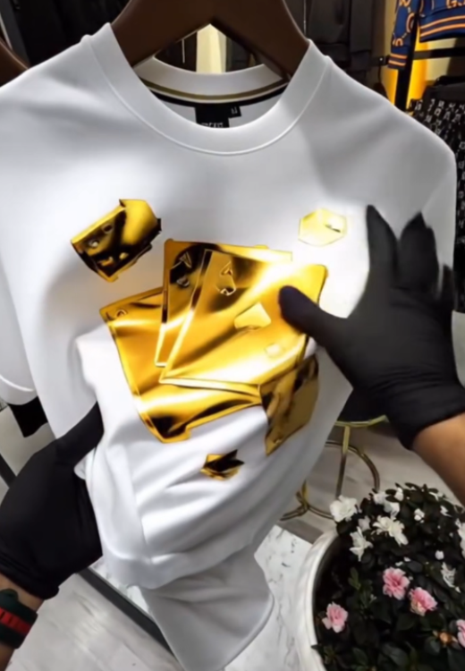 Hot clearance gold poker T-shirt