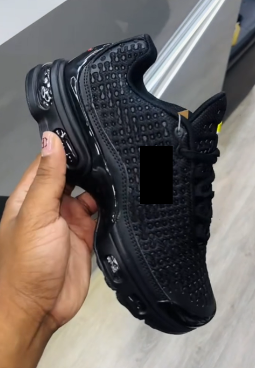 Men's high quality glossy woven air cushion sneakers