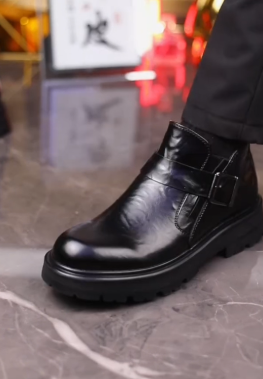 Men's Classic Buckle Chelsea Boots