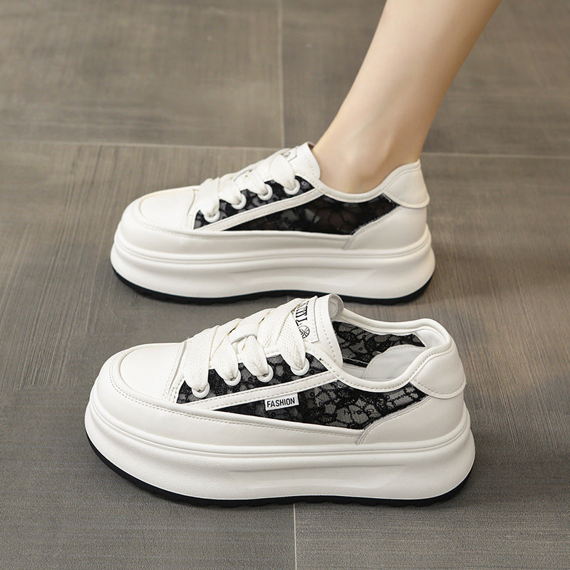 Comfortable and breathable embroidered sequin casual shoes