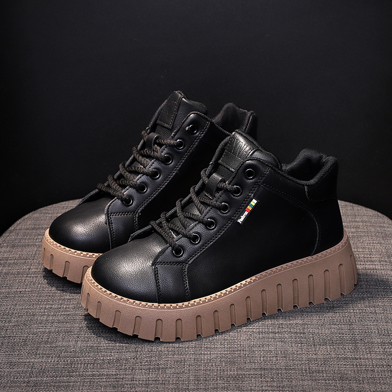 Waterproof Leather Vintage Shoes