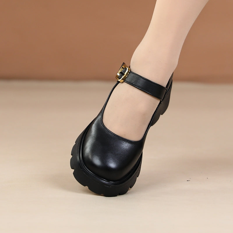 Stylish chunky heel casual shoes