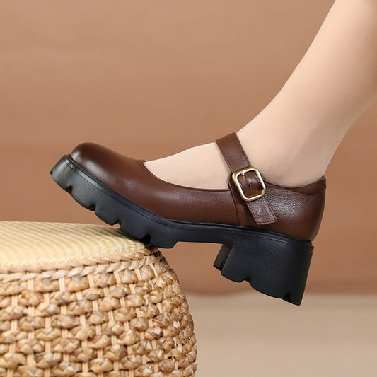 Stylish chunky heel casual shoes