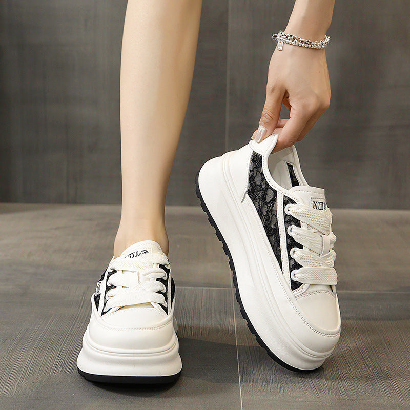 Comfortable and breathable embroidered sequin casual shoes