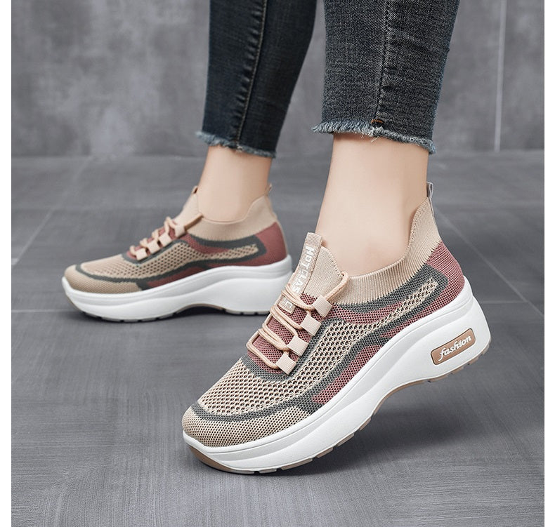 Thick sole breathable casual shoes