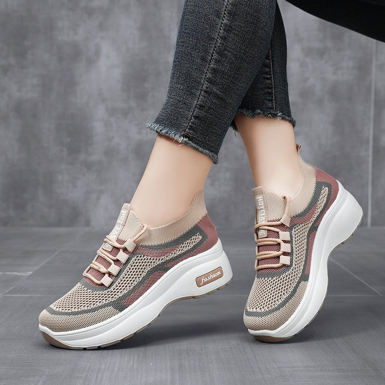 Thick sole breathable casual shoes