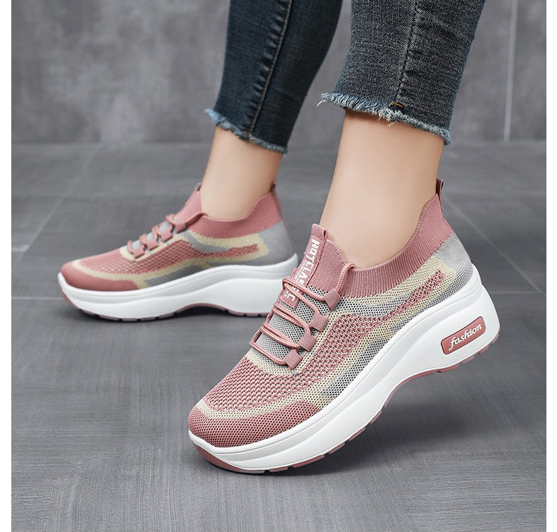 Thick sole breathable casual shoes