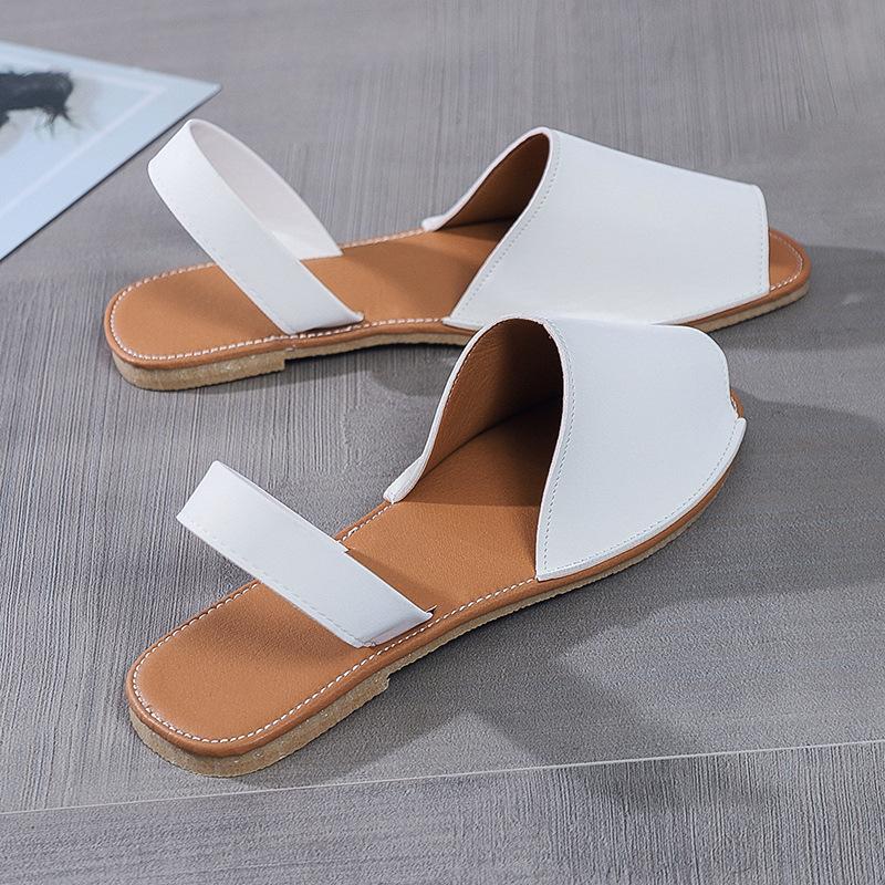 Fish Mouth Flat Sandals