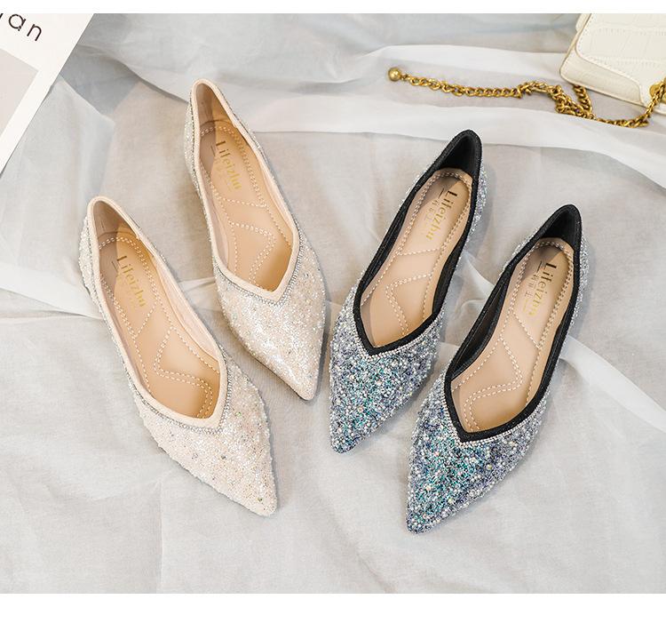 Women's Dazzle Rhinestone Flats