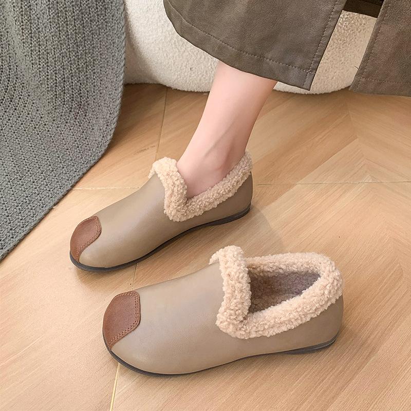 Retro soft-soled comfortable loafers