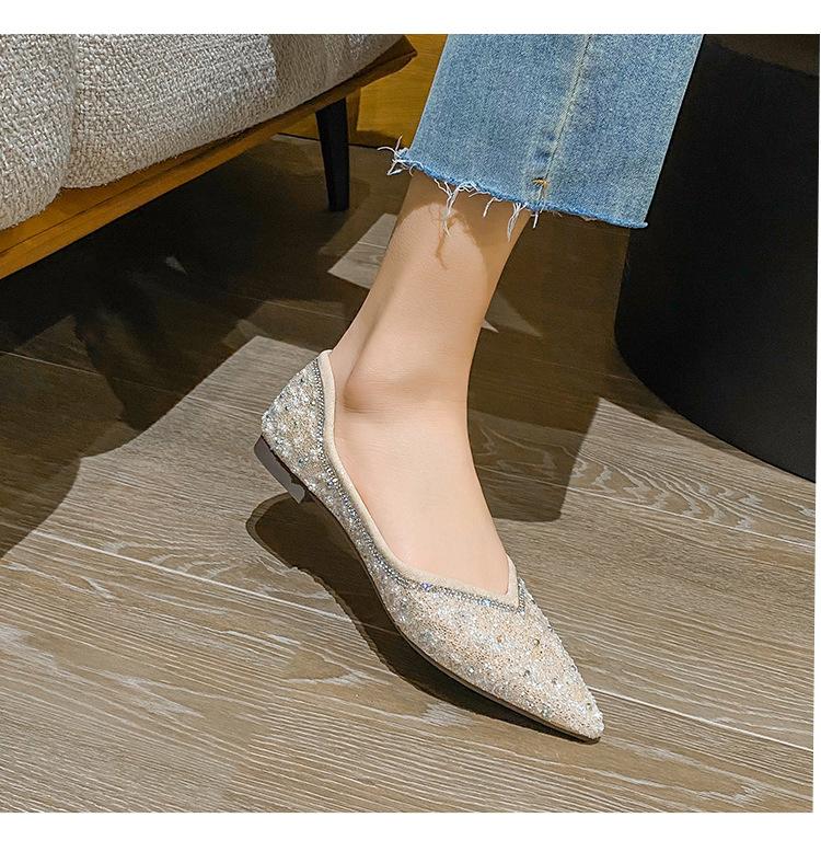 Women's Dazzle Rhinestone Flats