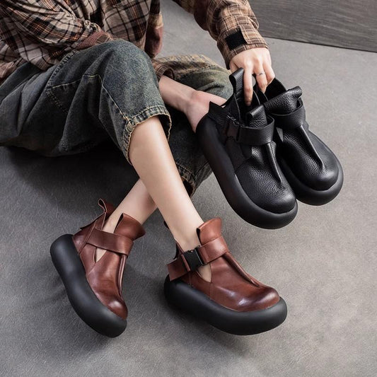 Casual Buckle Comfortable Platform Shoes