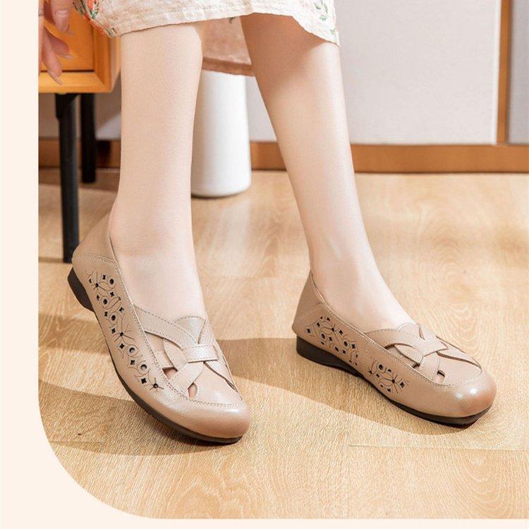 Comfortable Leather Casual Flats