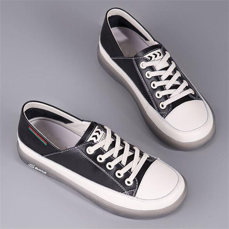 Soft-soled versatile leather casual shoes