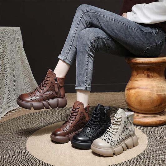 Soft Sole Retro Casual Martin Boots