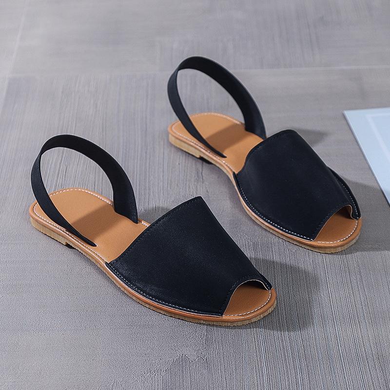 Fish Mouth Flat Sandals