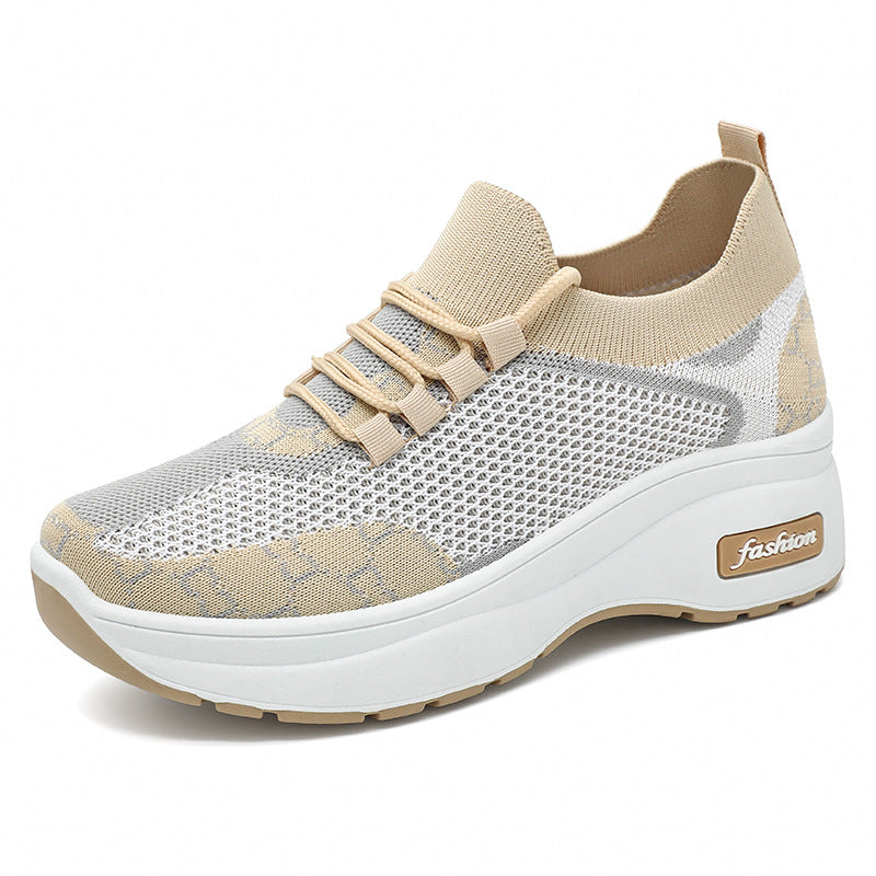 Thick sole breathable casual shoes