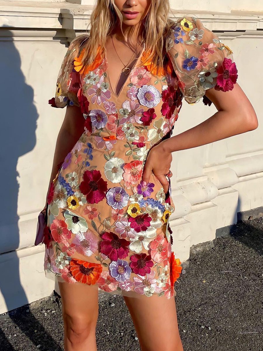 Flower Power Mini Dress
