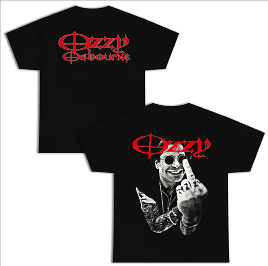 Men' s middle finger men' s short sleeves