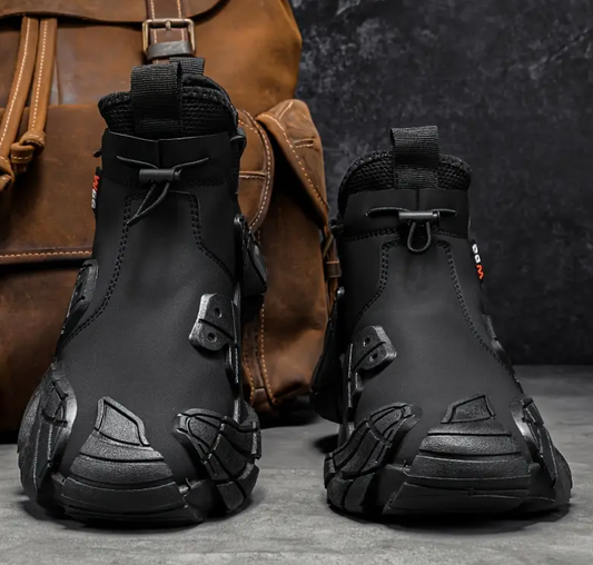 Men's high-top breathable waterproof comfortable socks and casual shoes