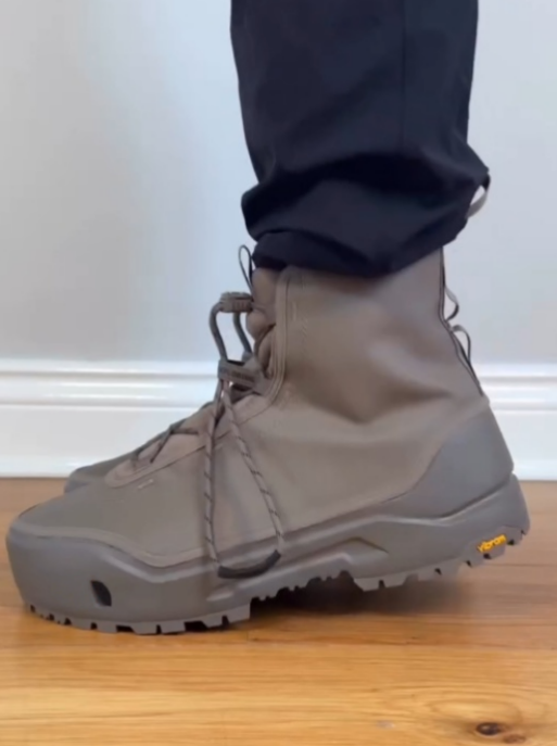 Cement gray Basecamp waterproof boots