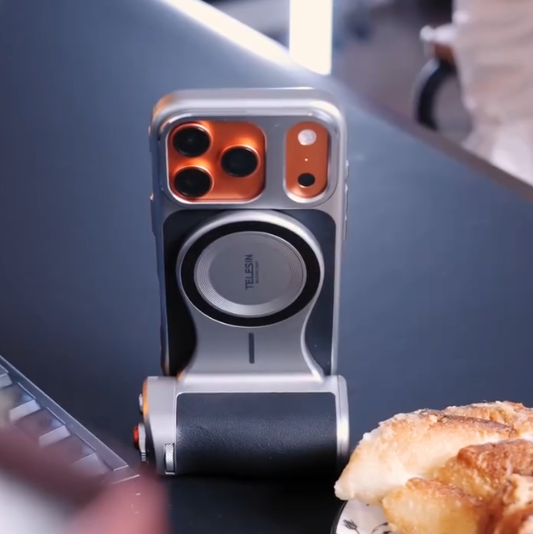 Mobile phone image camera handle assistant stabilizer